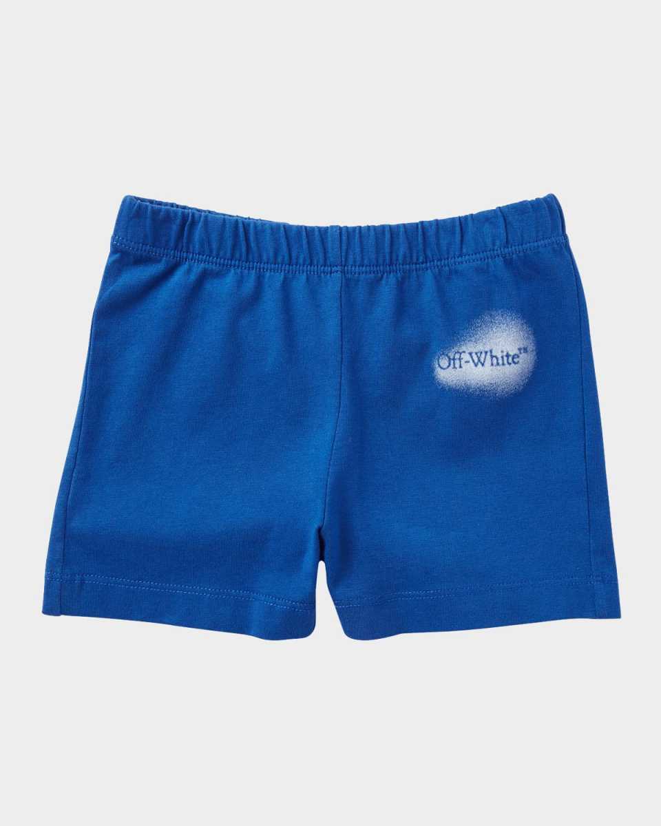 Boy's Arrow Spray Jersey Shorts, Size 3M-3